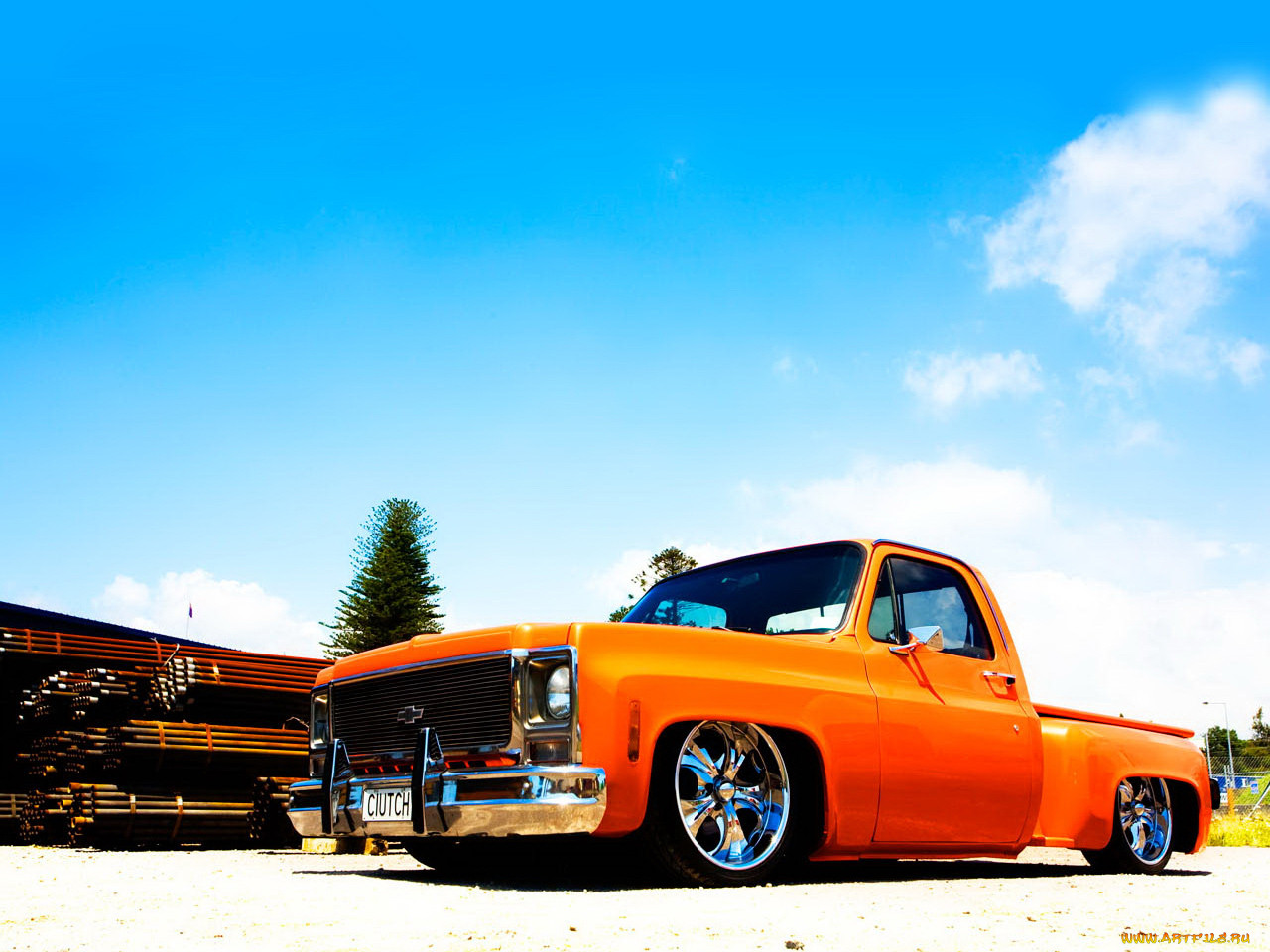 , custom, pick, up